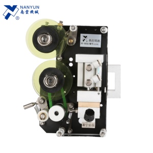 NY-803A pneumatische automatische Verfalls datum Code Chargen nummer Codier maschine für VFFS Beutel Verpackungs maschine und Flaschen etikett ierer