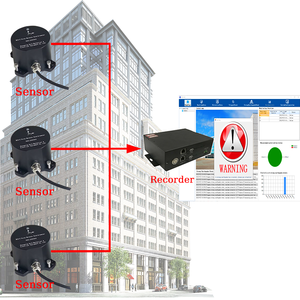 High-rise Building Earthquake Sensor Accelerograph Building Earthquake Warning Instrument Building Vibration Monitoring - Product Image 1