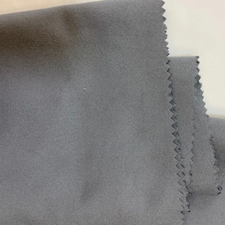 Woven Soft And Skin-friendly Polyester Nylon Double Faced Velvet Fabric Clothing Skirt For Sale