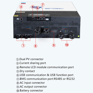 现成船10kw双光伏输入mppt混合太阳能逆变器 - Product Image 3