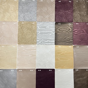 Bagaj ve çanta için ücretsiz örnek PVC Faux deri kumaş, bagaj dekorasyon için PU Rexine deri malzeme Stocklot levhalar - Product Image 6