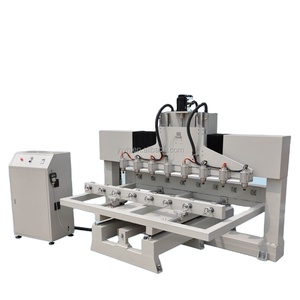 6 Head <strong>Cnc</strong> <strong>Router</strong>/ 4 Axis <strong>Multi</strong> Head Wood <strong>CNC</strong> 1325 <strong>Rotary</strong> Machine/<strong>rotary</strong> <strong>Cnc</strong> Engraving with Syntec <strong>Cnc</strong> - Product Image 1
