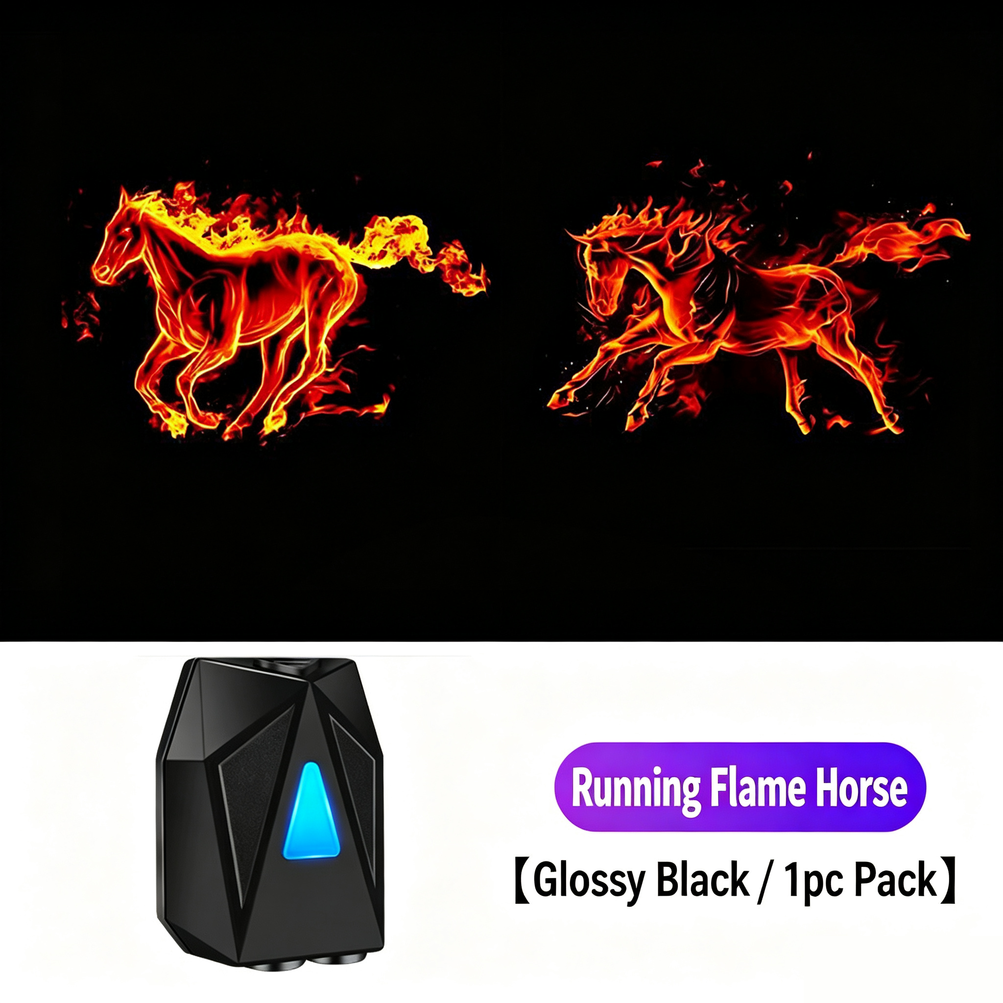 Running Flame Horse