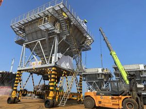 Nueva boquilla de carga sin polvo, sistema de tolva de supresión de polvo, puerto de carga de camión de contenedores ferroviarios con núcleo de engranaje de bomba de Motor - Product Image 2