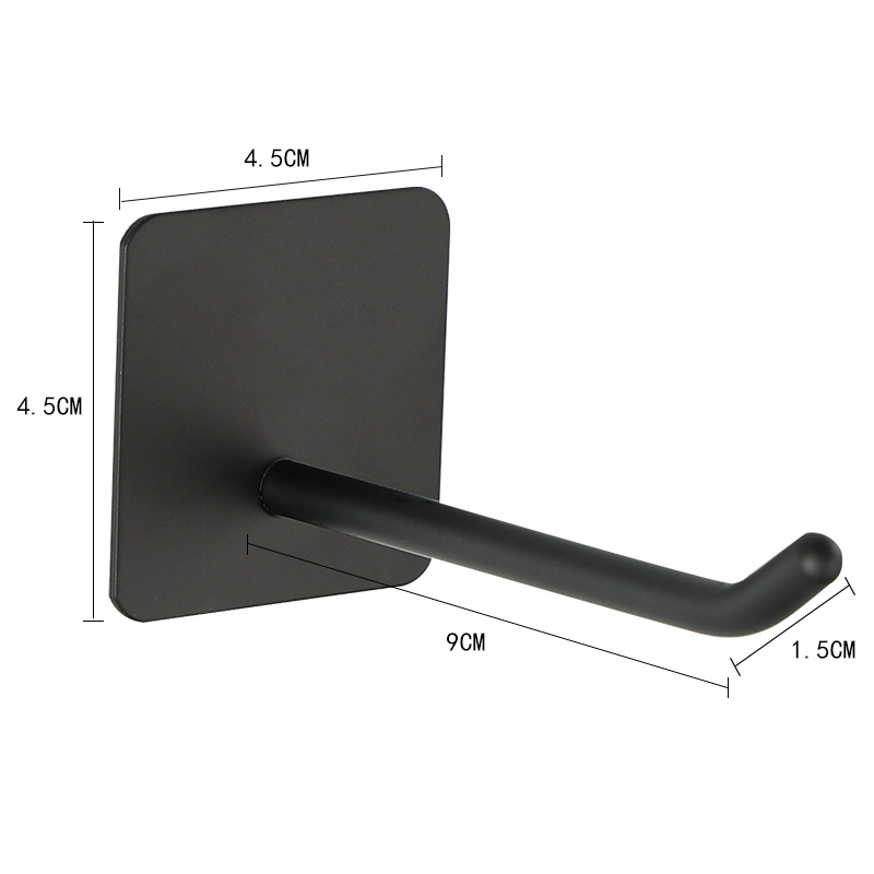 135 degrés (noir) carré-long 9cm