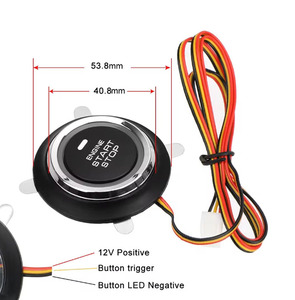 12V Entry Ignition Startersc halter Universal Auto Replacement Auto Auto Motor Start Stop Druckknopf Keyless - Product Image 2