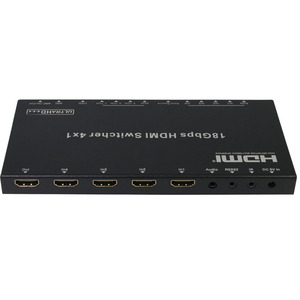 Conmutador HDMI de 18Gbps, 4x1, compatible con ARC Audio Breakout para sistema de cine en casa