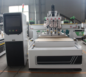 Enrutador CNC automático 4x9, producción de puertas de muebles ATC, Madera/MDF/acrílico, tornos de corte anidado, carga automática, descarga, nuevo - Product Image 3