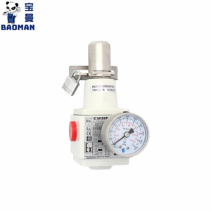 Sitecna R16300000ALFX2铝合金双功能压力调节器1英寸npt 0.4-8巴FKM隔膜和密封件 - Product Image 2