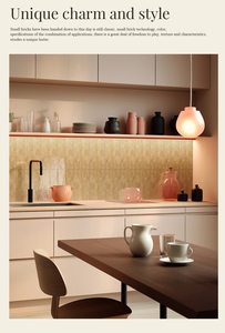 Hiện đại màu xanh lá cây Evelyn Nội Thất Tường Bóng bejmat đệm cạnh tàu điện ngầm khảm sứ gạch cho trong nhà trang trí nội thất - Product Image 3