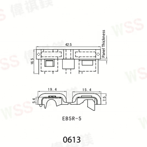 Hot bán nhựa tiêm vuông <span class=keywords><strong>bushing</strong></span> Nylon mang phụ kiện Snap <span class=keywords><strong>bushing</strong></span> - Product Image 5