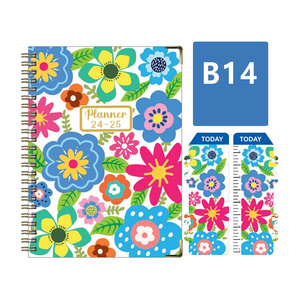 สมุดบันทึกแบบเกลียวฝาปิดสีสันสดใส A5เป็นกระดาษรีไซเคิล - Product Image 5