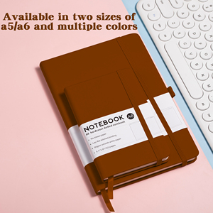 <strong>Customized</strong> Hardbound <strong>Notebooks</strong> B5 A5 A6 Pu Laser Engraved Logo Unique Diary Plan <strong>Notebook</strong> - Product Image 5
