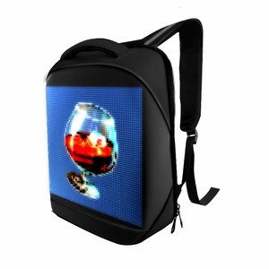 App Control <span class=keywords><strong>LED</strong></span> Rucksack Coole DIY Pixel Kunst Animation Mode Programmierung Laptop Rucksack Einzigartiges Geschenk für Männer Frauen Tasche