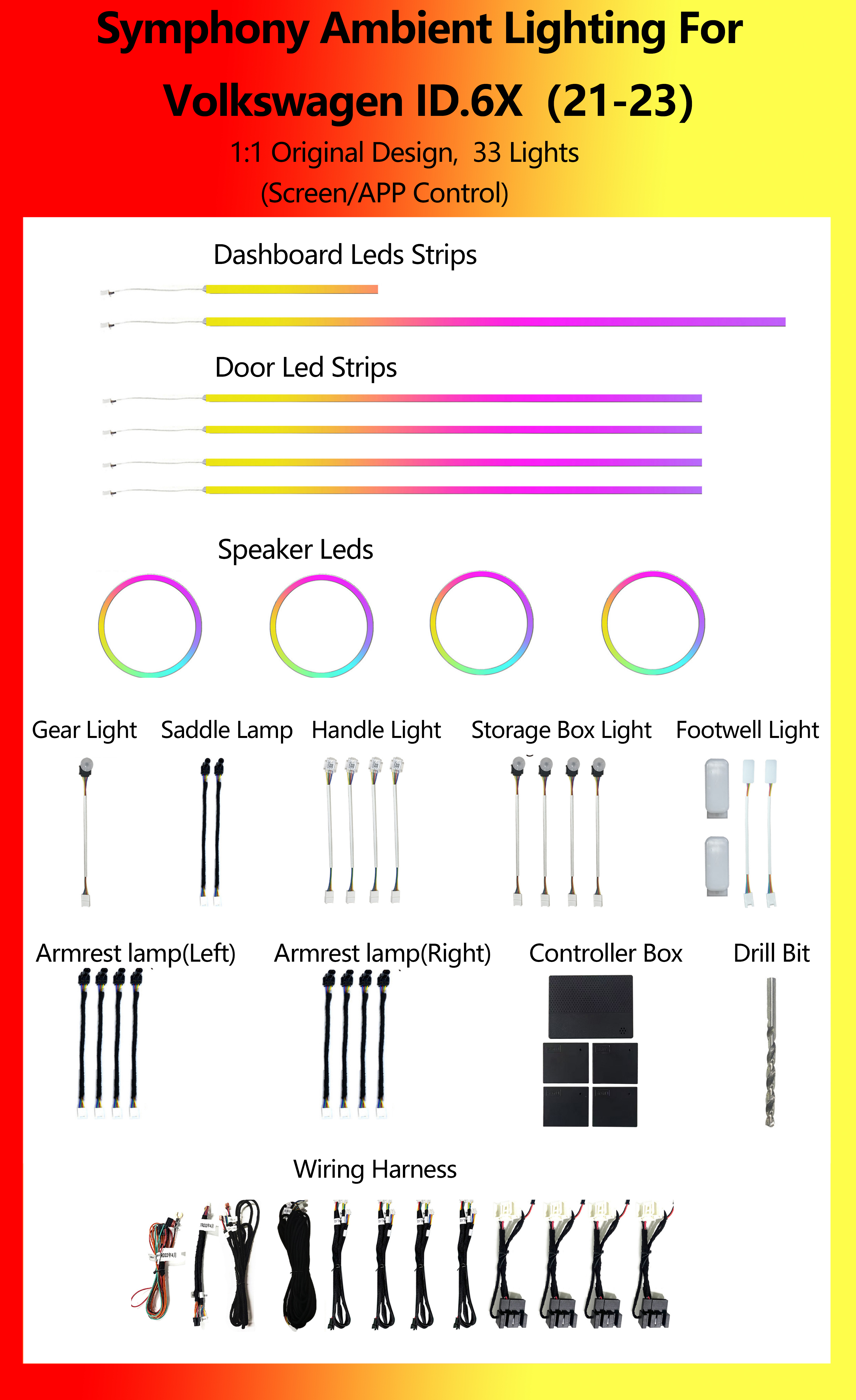 Volkswagen ID.6 X (21-23) Symphony 33 Lights