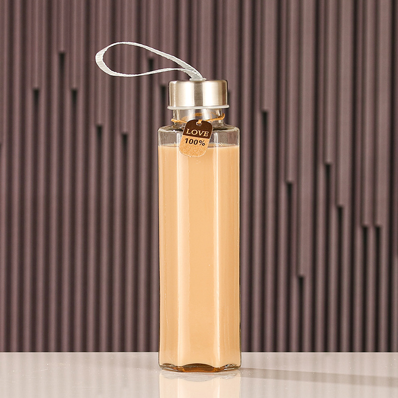 350ml hexagonal +stainless steel cover