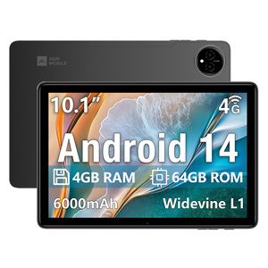 [Fábrica] AGM PAD T3 Android 14 4GB + 64GB 6000mAh 10 pulgadas Octa Core 10W carga rápida tableta barata 4G Tablet Pc - Product Image 1