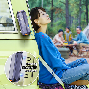 Altavoz solar con imán superfuerte: Se monta de forma segura en el marco del carrito de golf, carretilla elevadora, nevera, RV, aro, cualquier superficie metálica - Product Image 6