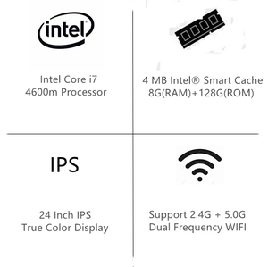 一体机21.5 27 23.8英寸i7 8gb迷你台式机一体机准系统弯曲电脑i3 i5带电池 - Product Image 6