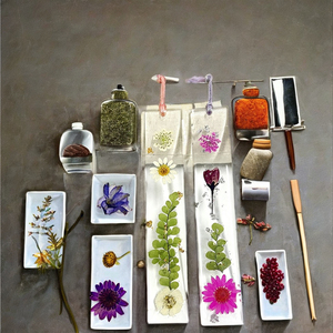 Handmade tùy chỉnh mới rõ ràng thực khô hoa bookmarks tua hoa cuốn sách đánh dấu ren Rose Daisy fens làm từ nhựa <span class=keywords><strong>Acrylic</strong></span> - Product Image 6