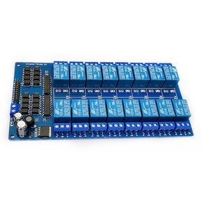 12V modulo scheda di interfaccia relè 16 canali optoaccoppiatore LED LM2576 alimentazione compatibile per Arduino Kit moduli elettronici Kit