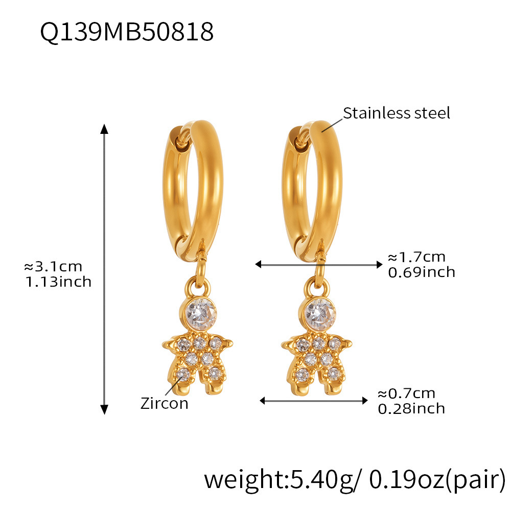 Q139- Boucles d'oreilles dorées