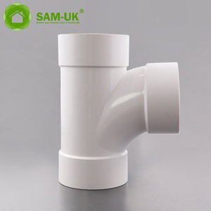 PVC溝付きパイプ継手オリジナル工場卸売白PVC <span class=keywords><strong>DWV</strong></span>プラスチック2インチスケジュール40 PVC
