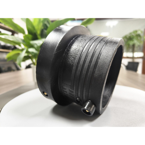 Atık su arıtma polifüzyon ürün tipi plastik tüpler için HDPE elektrofüzyon Stub uç flanş 90mm boru tesisat PN16 SDR11 - Product Image 2
