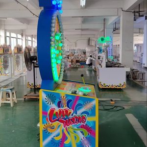 Dijital baskılı Metal ve plastik eğlenceli Spin tekerlek deneyimi ile çocuklar sikke itici makine için şanslı dönüm Spin Arcade oyunu - Product Image 6