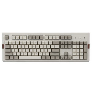 Ajazz AK510 104 teclas PBT Retro con cable RGB Teclado mecánico teclas esféricas con función Macro programable teclado para juegos