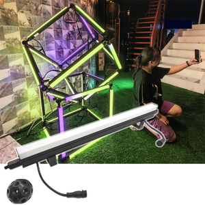 Сценический Декор DJ контроллер сценический светодиодный RGB пиксельный бар SMD5050 DMX RGB Светодиодный линейный свет DMX программатор Алюминиевая СВЕТОДИОДНАЯ Пиксельная трубка - Product Image 1