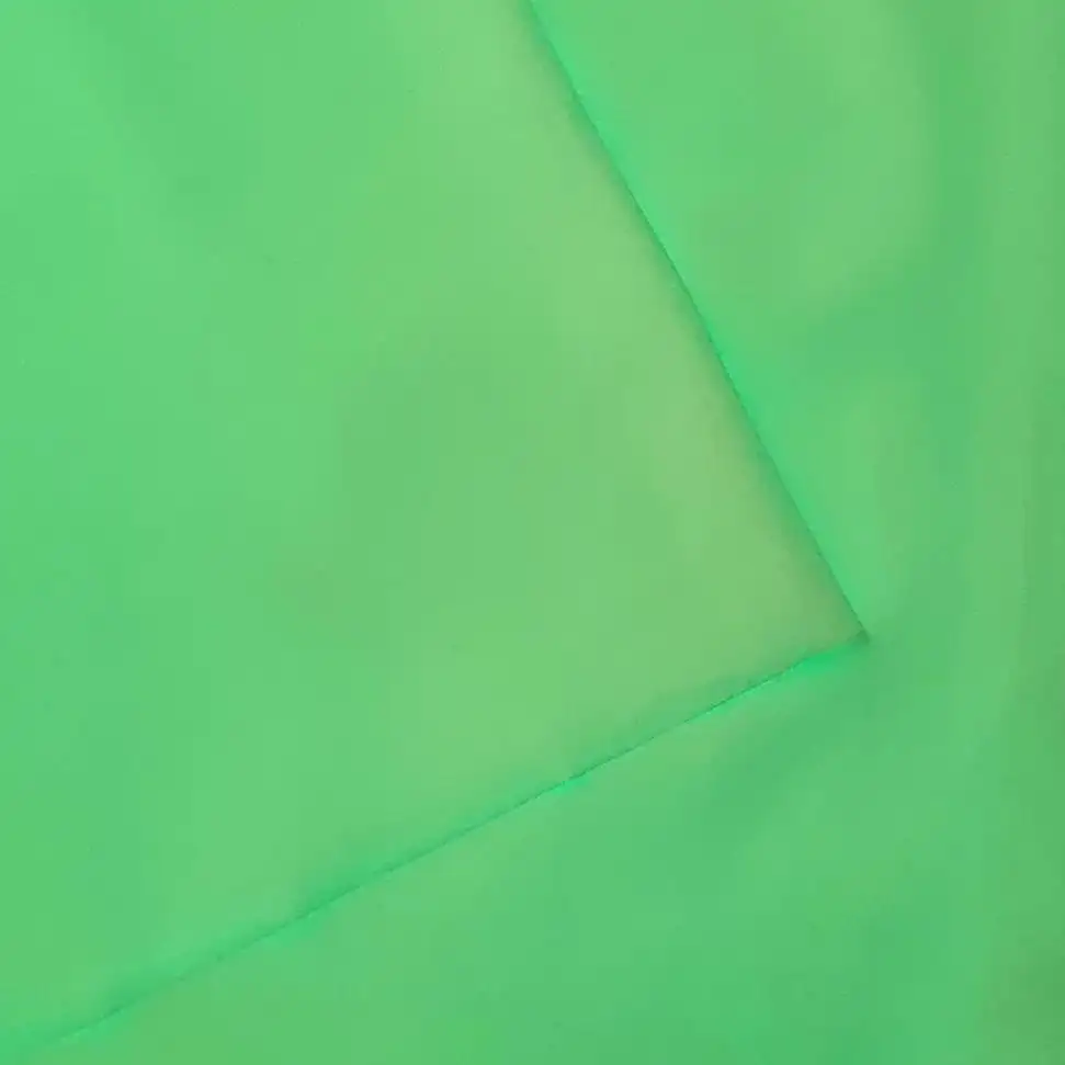 Люминесцентная простая ткань, светящаяся в темноте, 100% полиэстер, плюшевая флуоресцентная зеленая ткань для одежды