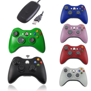 เกมแพดไร้สายสำหรับ Xbox 360 2.4คอนโซลควบคุมเกมคอมพิวเตอร์จอยสติ๊กเกมแพดหลายสี - Product Image 1