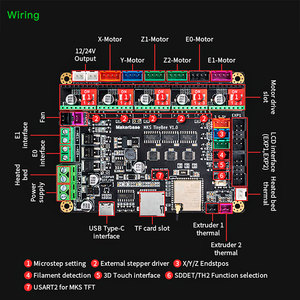 Плата управления 3D-принтером ESP32 MCU Запчасти для 3D-принтера MKS TinyBee V1.0 материнская плата