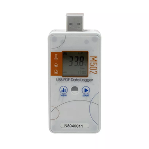 Registrador de datos de humedad y temperatura USB multiusos de alta precisión con grabadora para transporte de cadena de frío