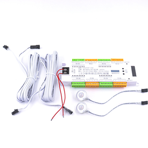 DC12V 24V двойной датчик движения, контроллер ступенчатой полосы, 36-канальный светодиодный светильник, диммер для лестницы, датчик движения - Product Image 3