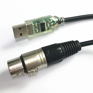 USB-zu-DMX-Schnitts telle adapter RS485-Konverter Seriell 3PIN XLR LED DMX512 Freestyler-Software PC-zu-Stage-Control-Dimmer kabel