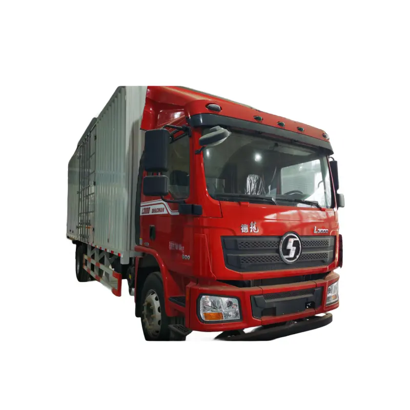 Shaanxi otomobil Shacman Delong L3000 240 HP 4X2 7.9m Van kamyon Shanqi kutusu kargo çit kargo kamyon kamyon damperli damperli damperli damperli