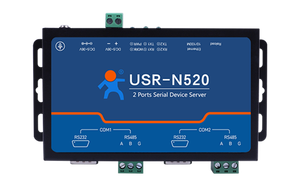 Porta seriale industriale 2 RS232 RS485 al Server convertitore Ethernet TCP/IP supporto USR-N520 MQTT Modbus RTU TCP - Product Image 2