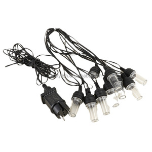 Cadena de iluminación decorativa navideña para patio exterior, cadena de luz SMD de estrella de cinco puntas de copo de nieve enchufable para uso en interiores - Product Image 4