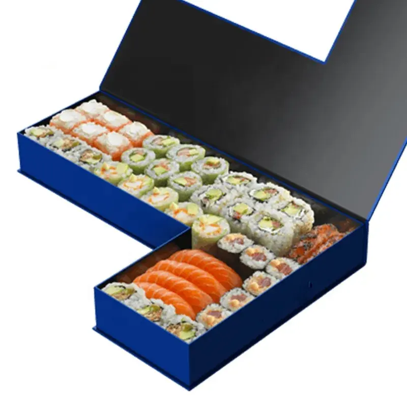 Premium Playful Design food container sushi paper box takeaway sushi box plastic