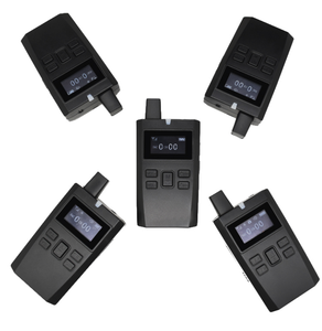 Intercomunicador para varias personas, sistema de guía turístico de cinco vías para excursiones, árbitro de fútbol, auriculares de comunicación, receptor transmisor - Product Image 2