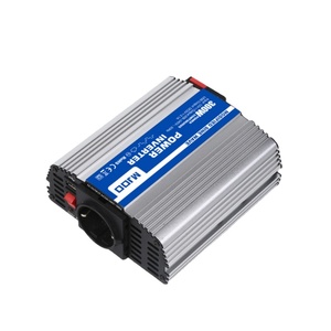 Inversor de onda sinusoidal modificada MJOO 600W 12V/24V CC a 230V CA | Salida USB 5V 2.1A, pantalla LED, convertidor de potencia de enchufe europeo opcional - Product Image 1