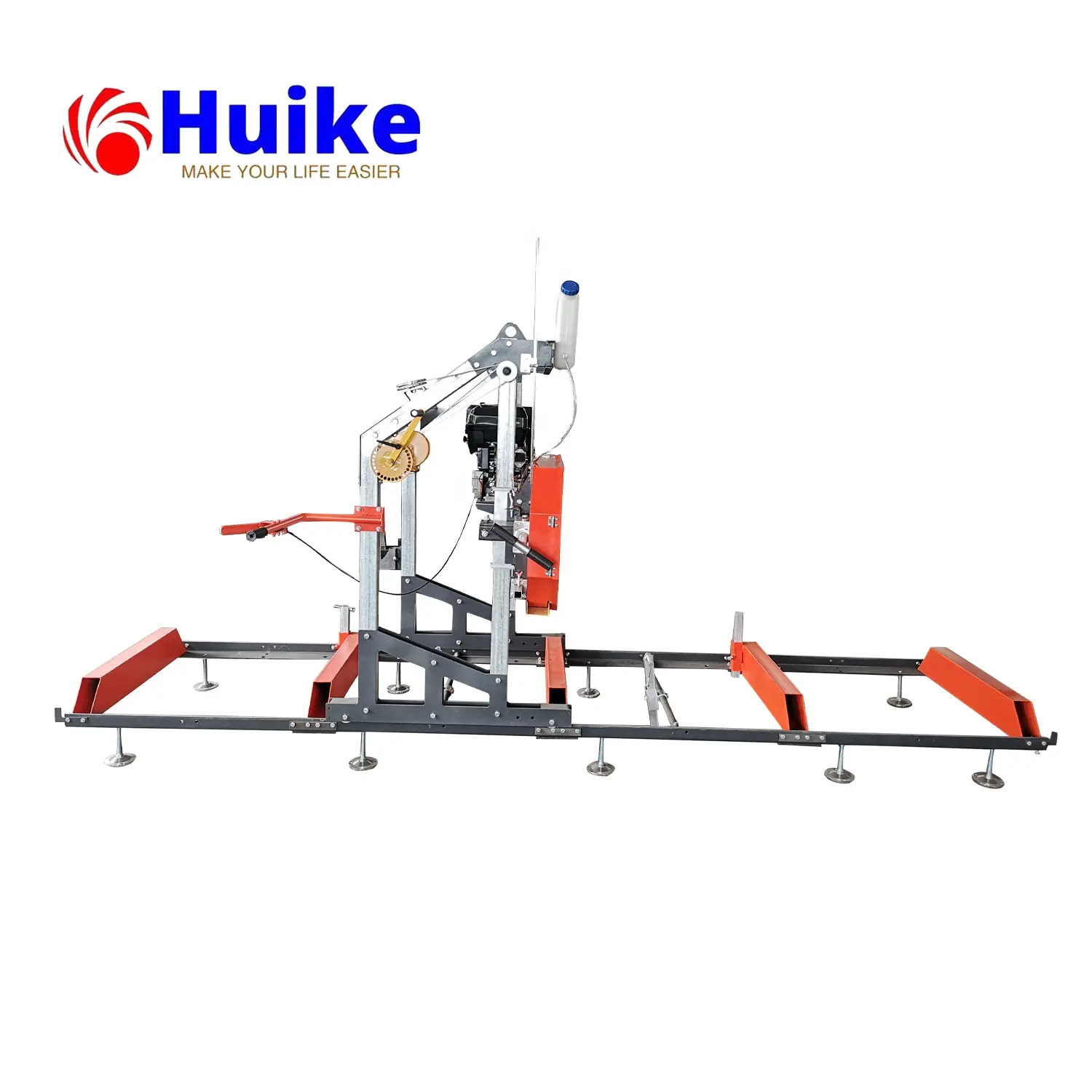 Huike HKS26 / HKS31 Scierie à ruban horizontale Scierie portable avec moteur diesel à essence ou moteur électrique