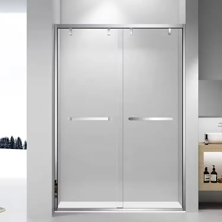 single slider tempered glass shower door custom size 72in sliding shower doors custom size cupc shower glass door