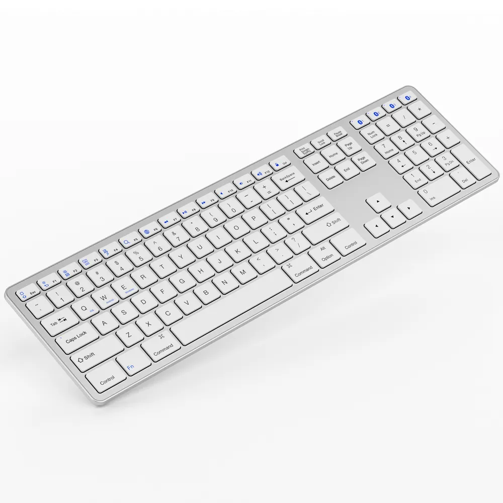 Teclado inalámbrico bluetooth para surface pro 4 macbook pro, oem, tamaño completo, 108 teclas