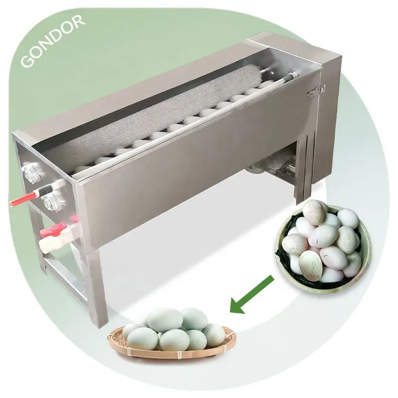 Wachtelenreiniger Waschmaschine halbautomatisch befruchtetes Huhn reinigt Entenei Waschmaschine für Bauernhof und Klasse