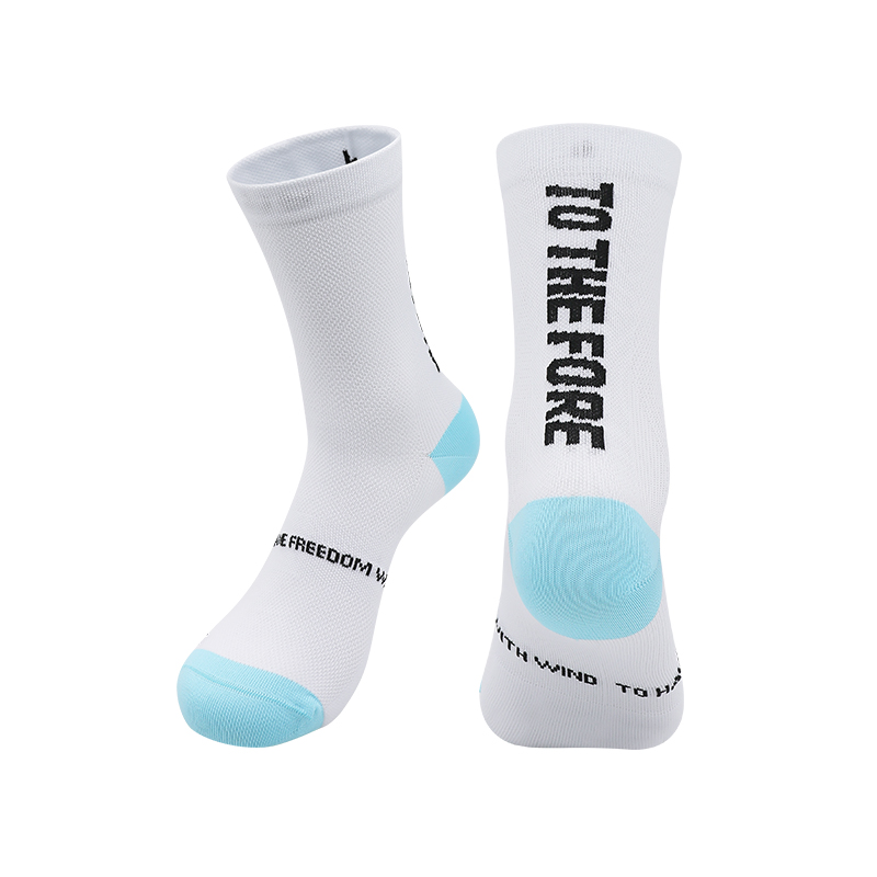 3013#White/blue CYCLING SOCKS
