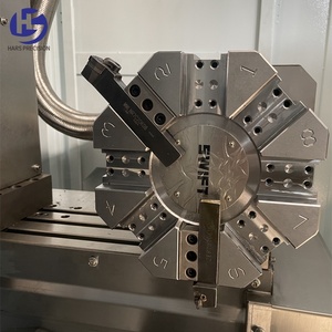 Centro de torneado CNC CK40L con 4 + 4 Live Tool Y Axis C Axis Hydraulic Collet - Product Image 3