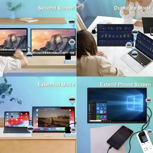 13-Zoll-PC Dual-Screen-LCD-Computer 2 3 4 Display Tragbarer faltbarer Laptop-Monitor Extender Triple Screen Office Gaming Monitor - Product Image 5